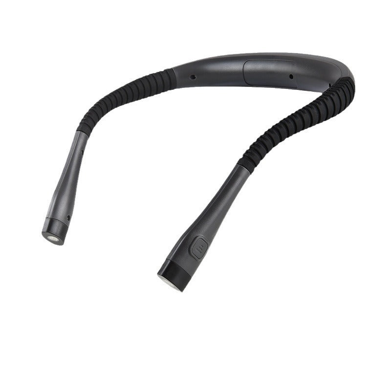 Adjustable USB Reading Light with Flexible Neck and Three Colors