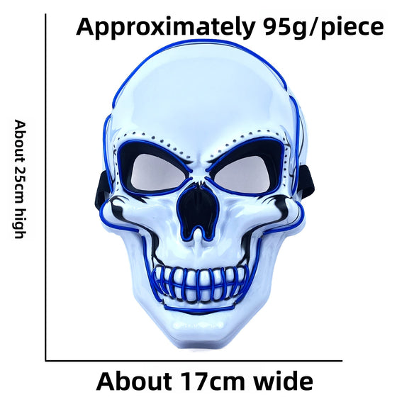 Halloween Skull LED Glow Mask with Multi-Color Effects product image 5