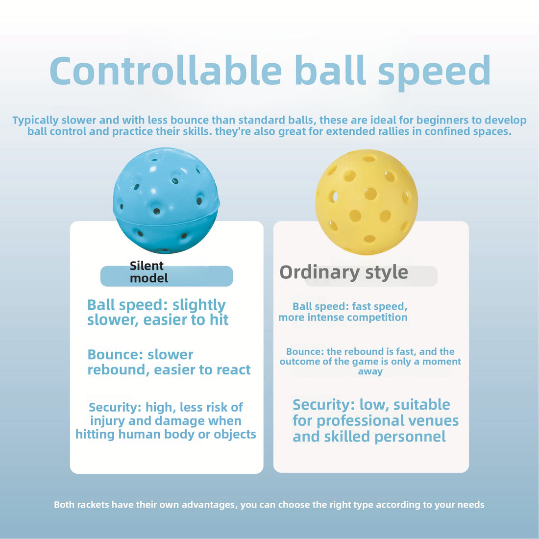 Lightweight Silent Practice Pickleball product image 3