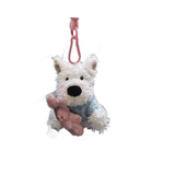 West Highland Puppy Plush Keychain Toy