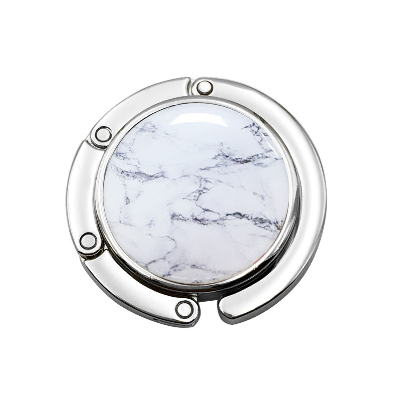 Creative Round Metal Folding Handbag Hook