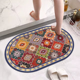 Diatom Mud Absorbent Mat Entry Door Non-Slip Quick-Drying Foot Mat Bathroom Door Floor Mat Kitchen Non-Slip Mat Carpet
