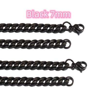 Titanium Steel Cuban Bracelet - Image 24