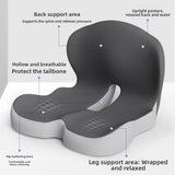 Ergonomic Memory Foam Lumbar Support Cushion