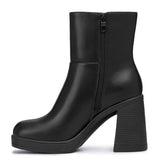 Thick Platform Heeled Boots
