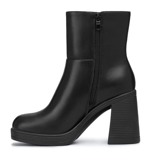Thick Platform Heeled Boots