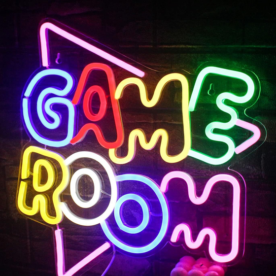 Customizable LED Neon Sign Gamepad Light for Room Decor