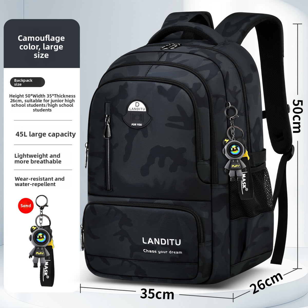 Large-capacity backpack