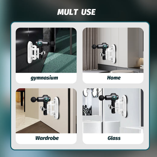Universal Double Suction Cup Mounting Bracket Holder