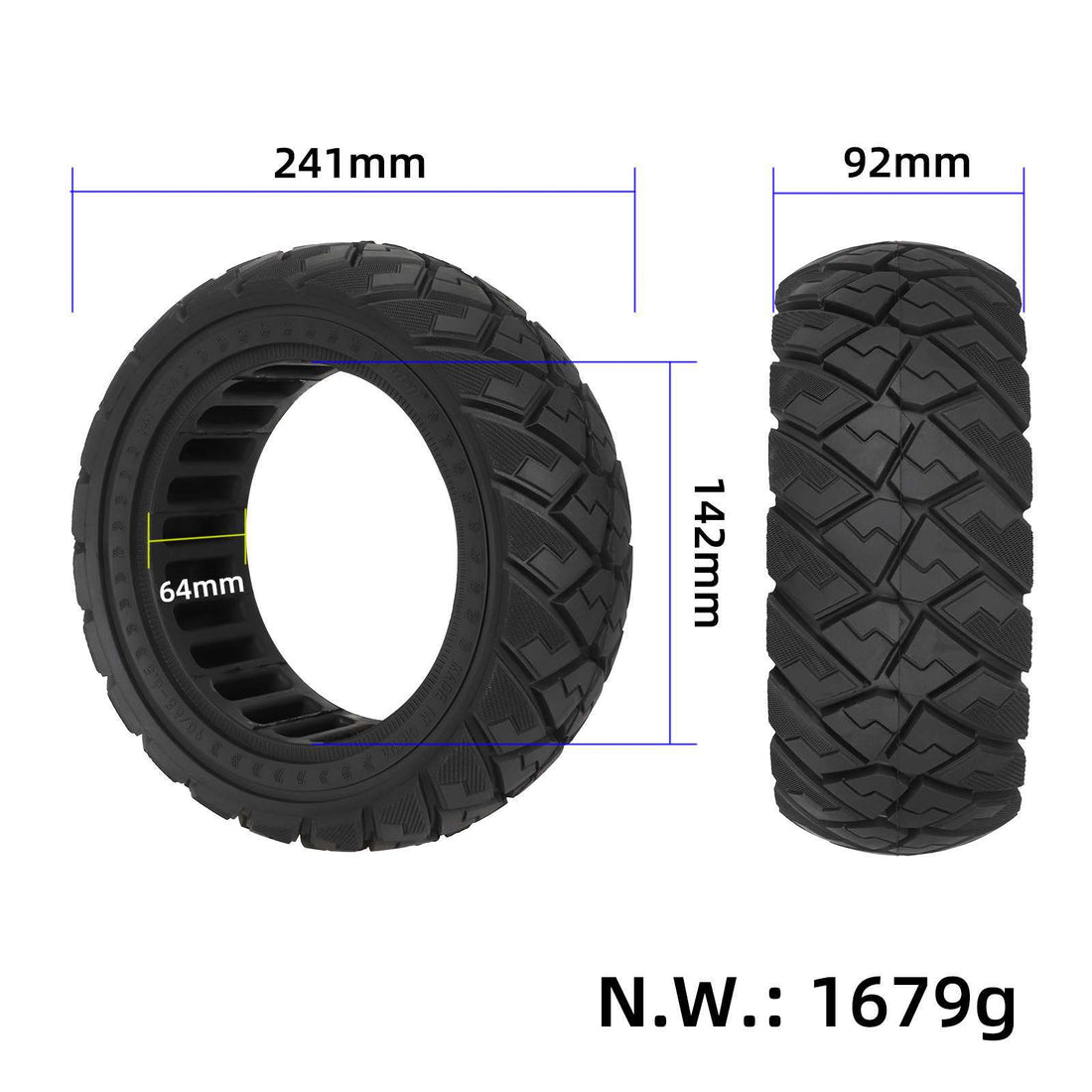 Solid Tire for Electric Scooter