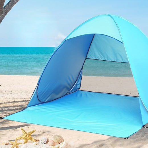 Simple sunshade beach tent