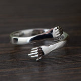 Adjustable Love Hug Couple Fashion Ring