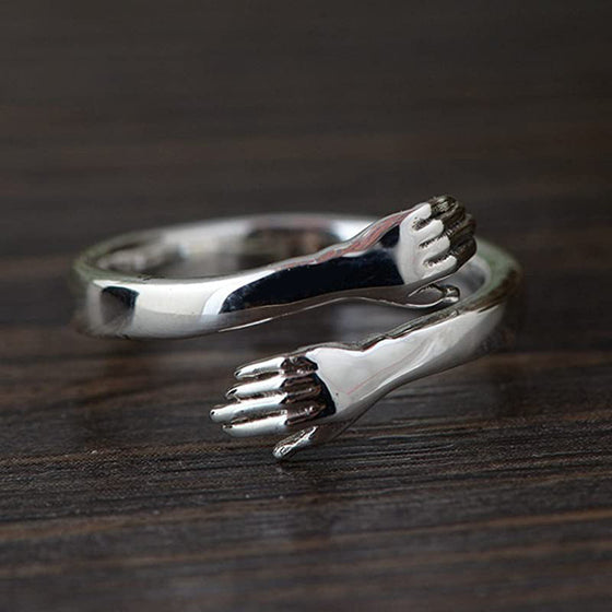Adjustable Love Hug Couple Fashion Ring product image 3