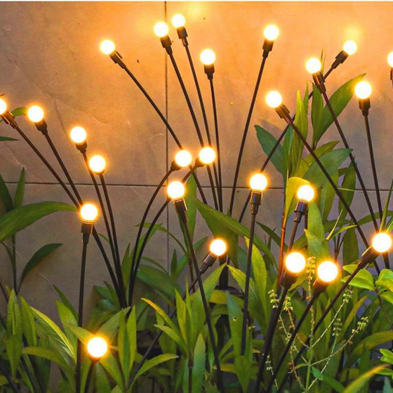 LED Solar Firefly Lawn Lights with Wind-Resistant Design Garden & Outdoor product image 1