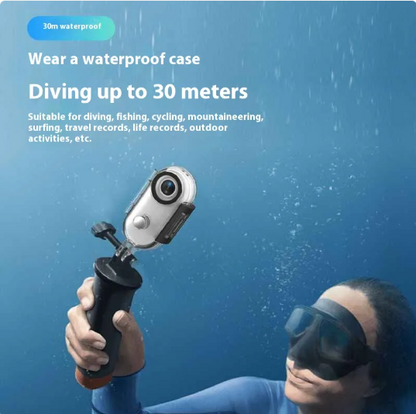 Mini 4K Action Camera - Waterproof, Wearable, Magnetic Mount