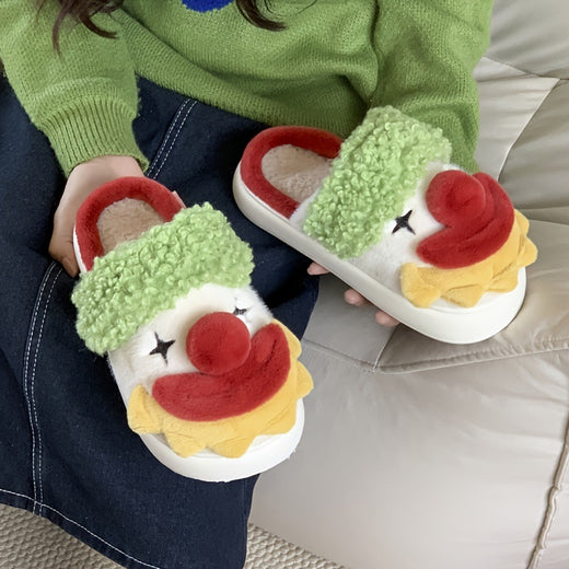 Womens Plush Warm Slippers