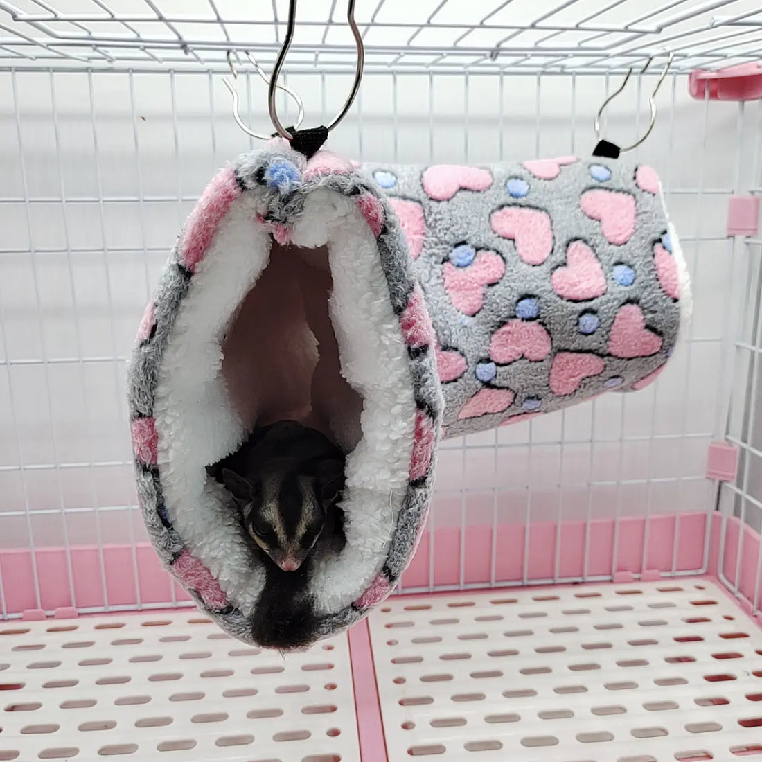 Plush hamster tunnel nest