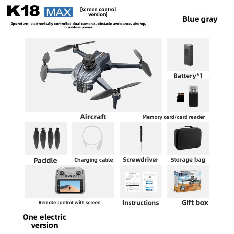 One-click return-to-home function for drones using GPS positioning system