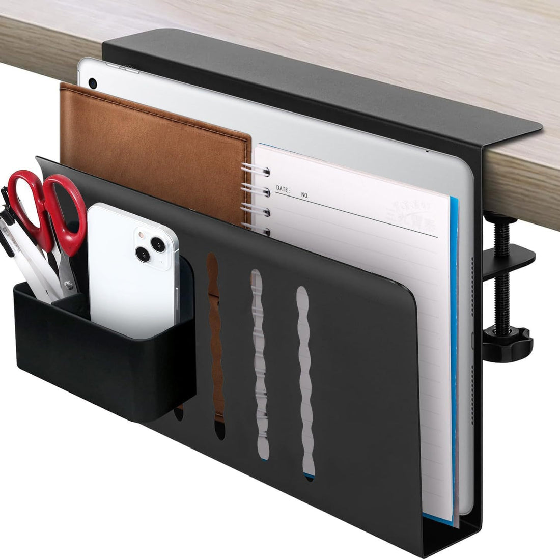 Multifunctional vertical notebook stand