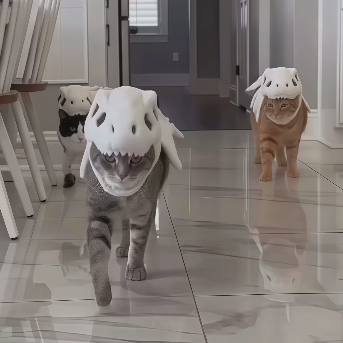 Dinosaur Skeleton Plush Costume