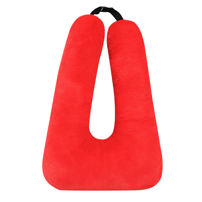 U-Shaped Plush Car Pillow Cushion