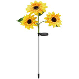 Solar Sunflower Garden Lights with Auto On/Off
