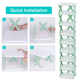 Narrow shoe rack fitted into a closet corner