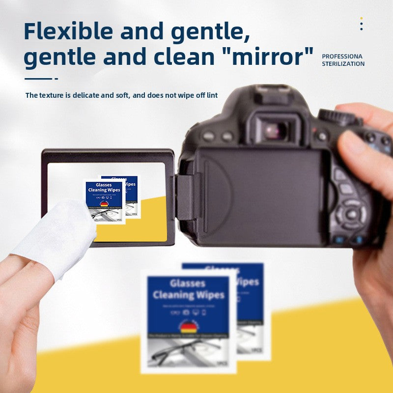 Disposable Anti-Fog Lens Cleaning Wipes