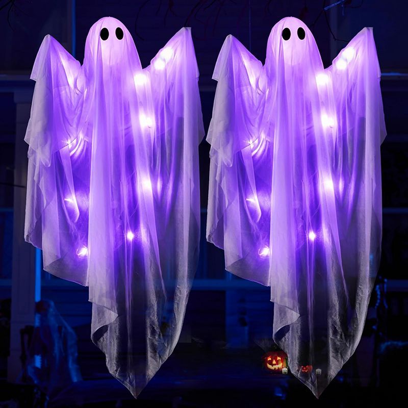 Halloween Ghost LED String Lights Outdoor Decorations