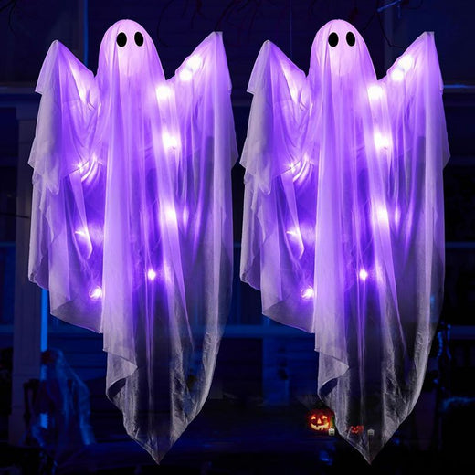 Halloween Ghost LED String Lights Outdoor Decorations