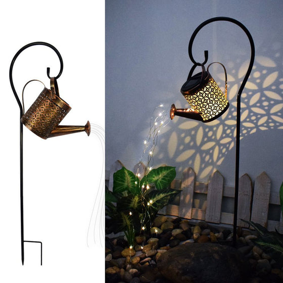 Outdoor waterproof solar-powered perforated projection lamp Decor product image 6