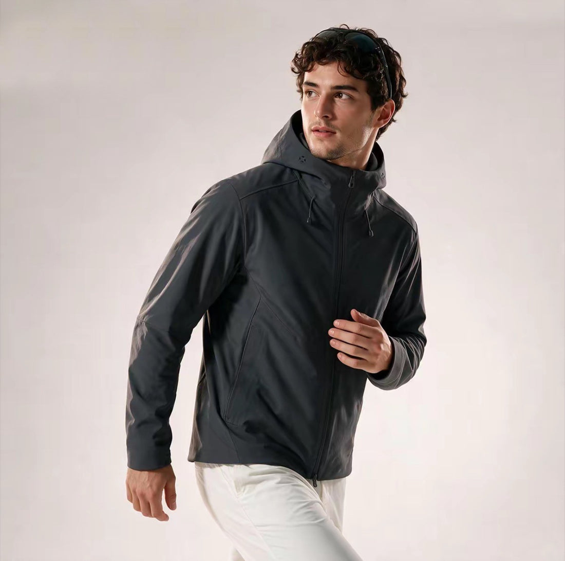 Jogging soft-shell jacket