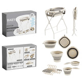 Baby Bath Tub with Bracket and Drying Rack