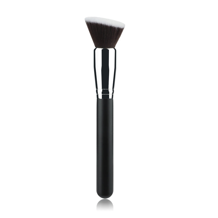 Makeup brush powder head close-up