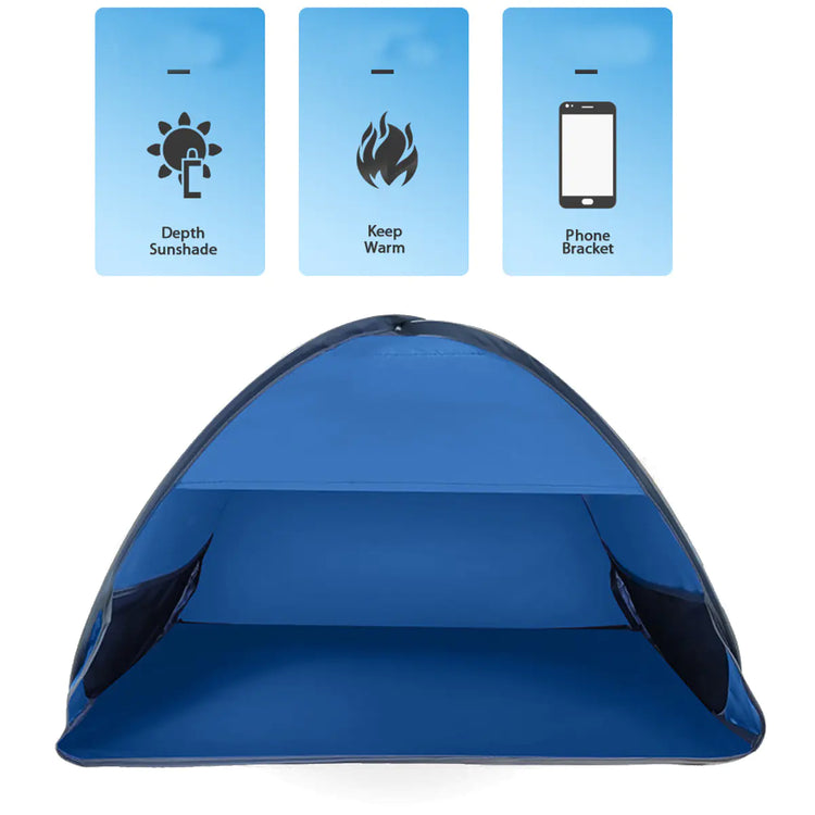 Pop-up beach tent 2 second setup