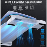 PS5 Horizontal Stand with Cooling Fan and Dual Controller Charger
