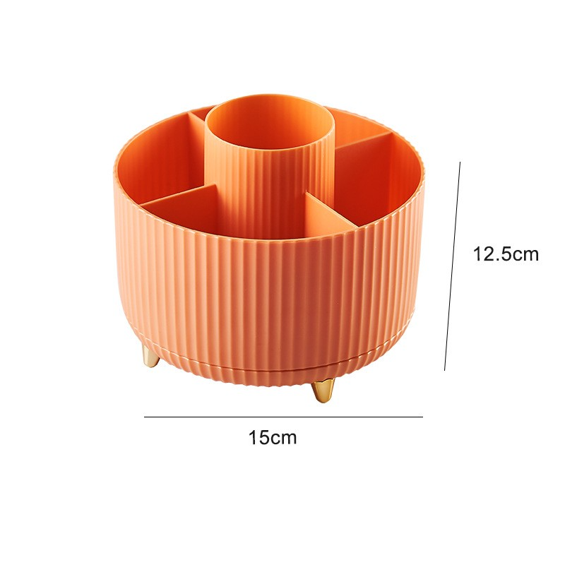 360 Swivel Makeup Brush Organizer