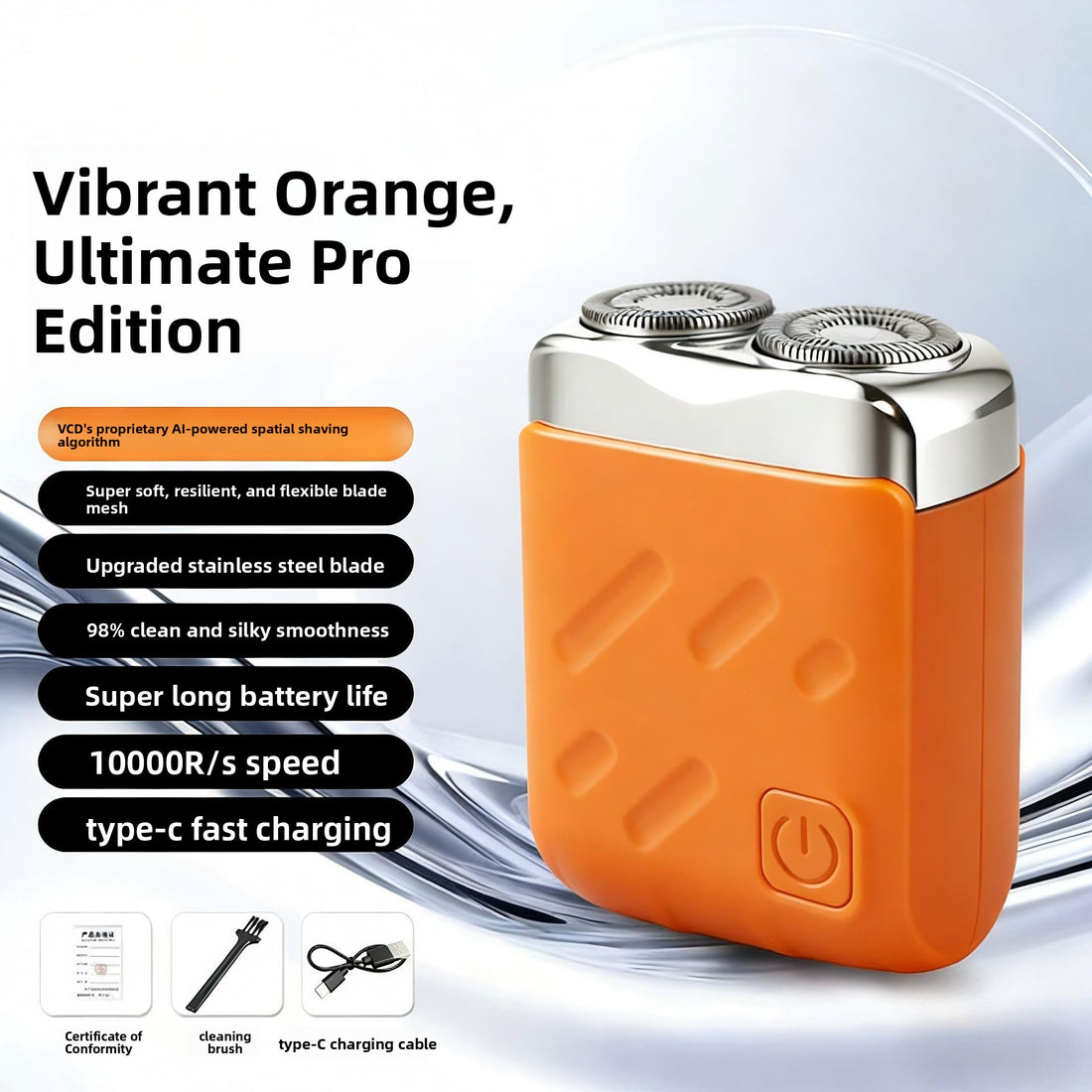 Magnetic Dual Blade Electric Shaver