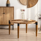 American Country Style Solid Wood Coffee Table