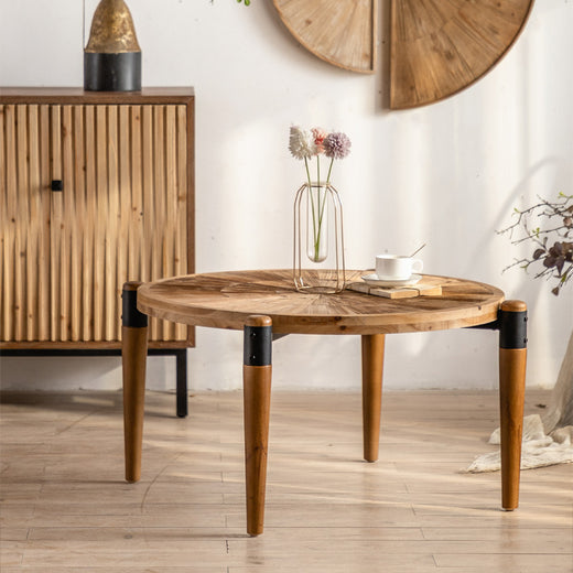 American Country Style Solid Wood Coffee Table