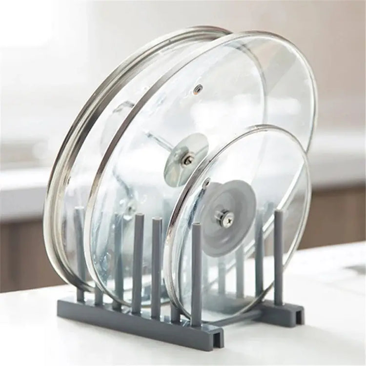 Stainless Steel Pot Lid Holder and Kitchen Organizer - Image 3