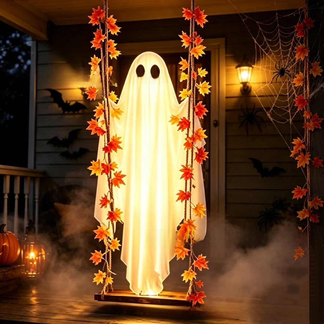 Halloween Hanging Ghost Swing Decoration