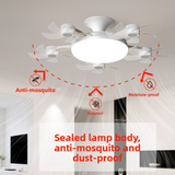 Five Head Ceiling Fan Light with Remote Control