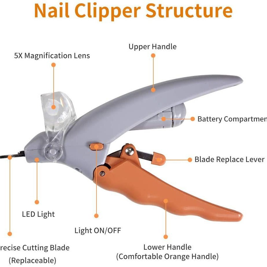 LED Illuminated Pet Nail Clipper for Cats and Dogs product image 3