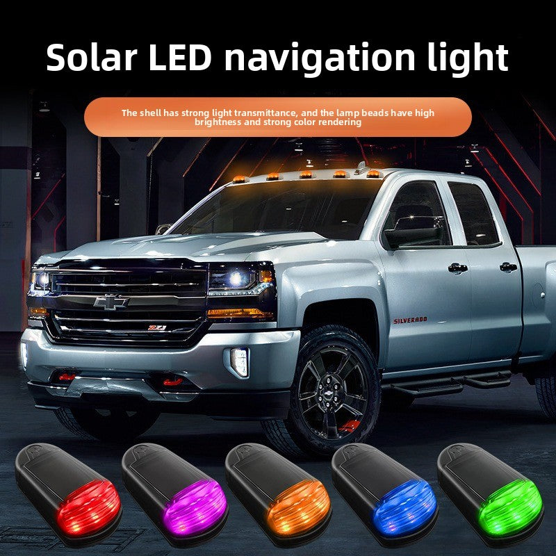 Solar Powered LED Vehicle Roof Light