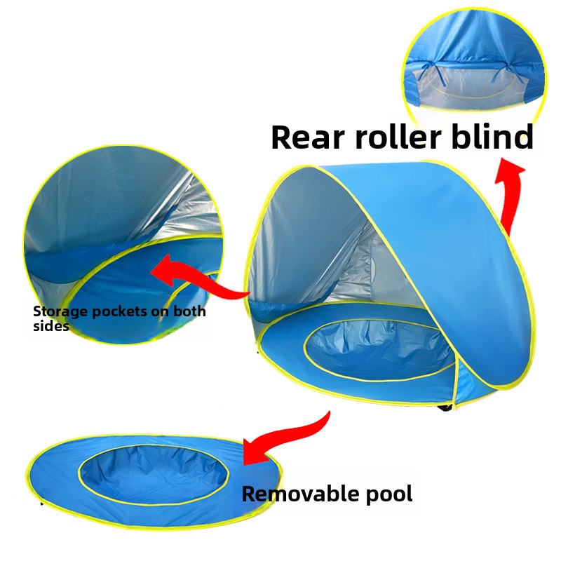 Childrens Baby Beach Sun Shelter Pop Up Tent
