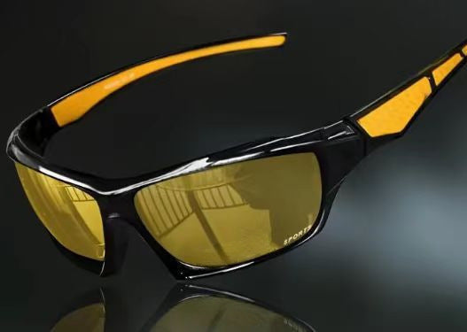 Men's night vision driving cat-eye sunglasses