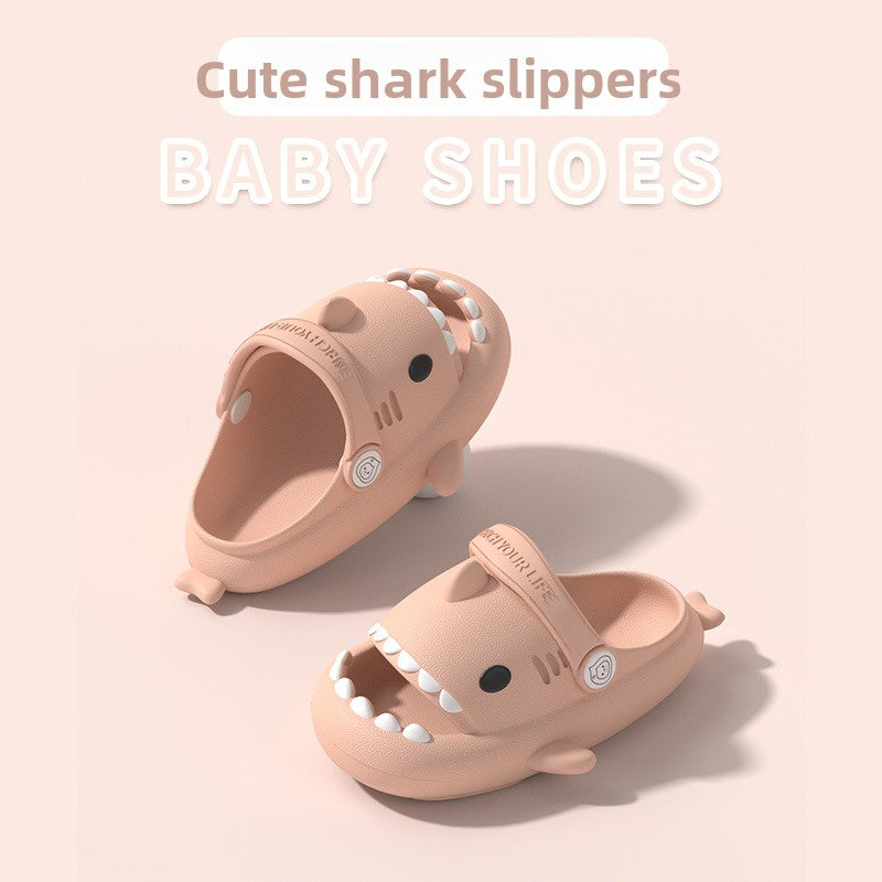 Children Cartoon Shark EVA Slippers