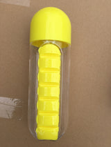 Convenient cup with a medicine container