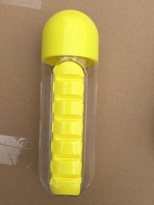 Convenient cup with a medicine container